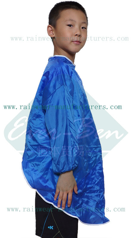 Blue Nylon Apron-boys apron-waterproof apron